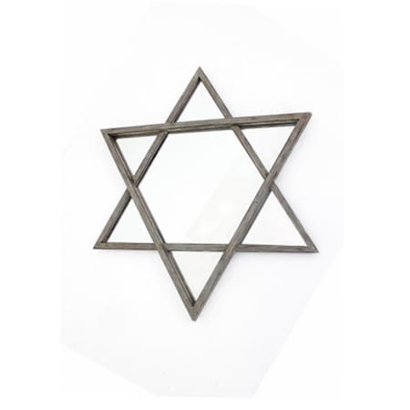 Teton Home Wall Mirror - 6 Point Star Of David Design WD-141
